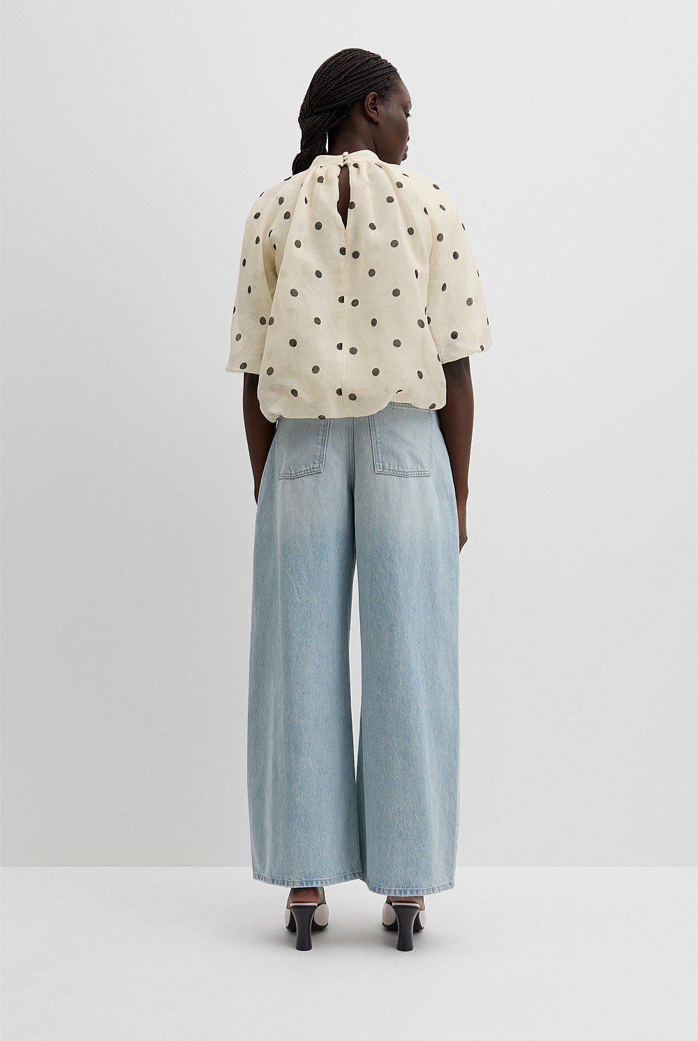 Print Voluminous Blouse