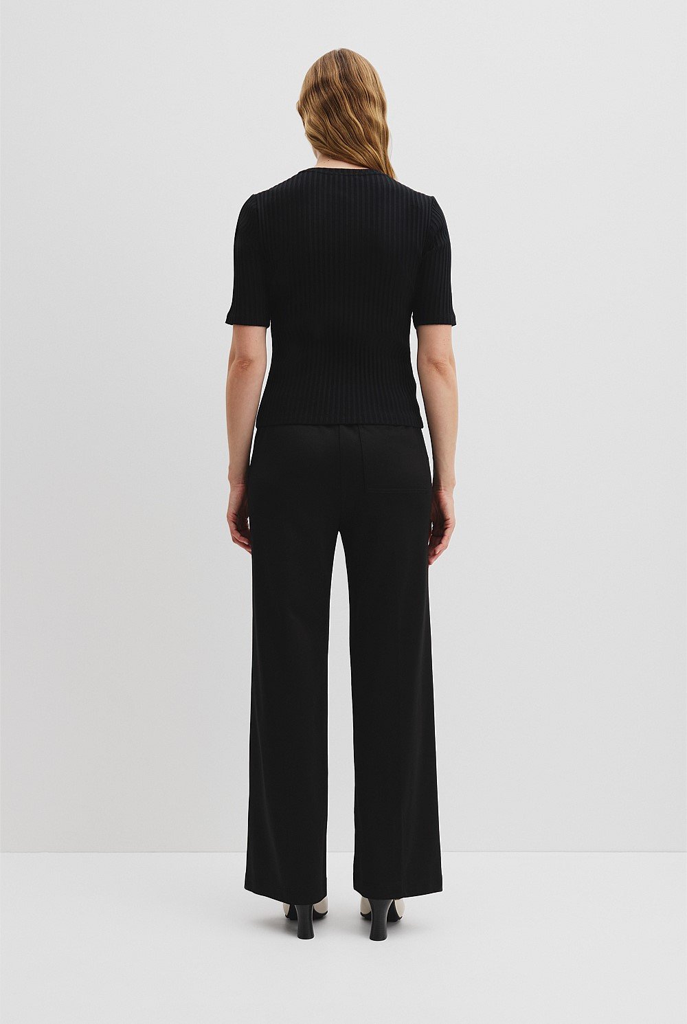 Short Sleeve Rib T-Shirt