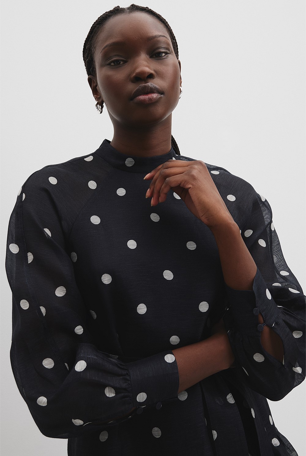 Spot Mini Dress