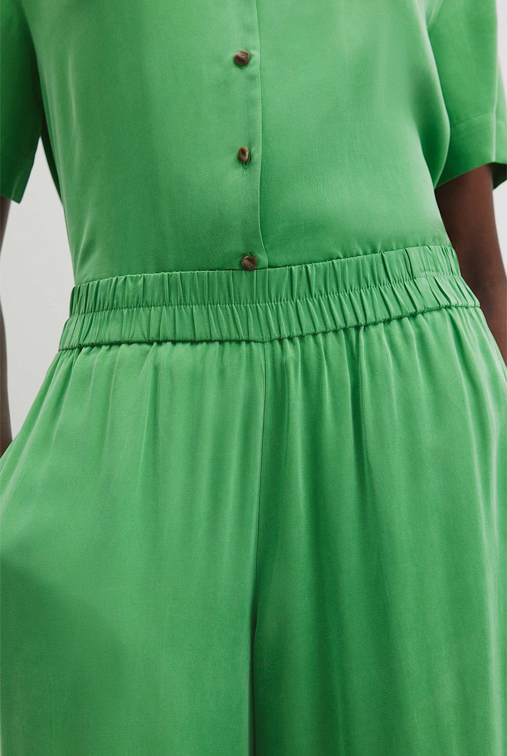 Pull-On Cupro Pant
