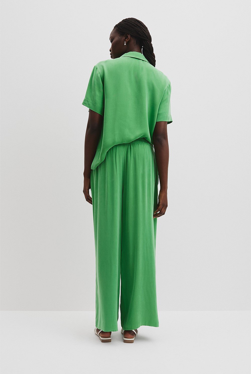 Pull-On Cupro Pant