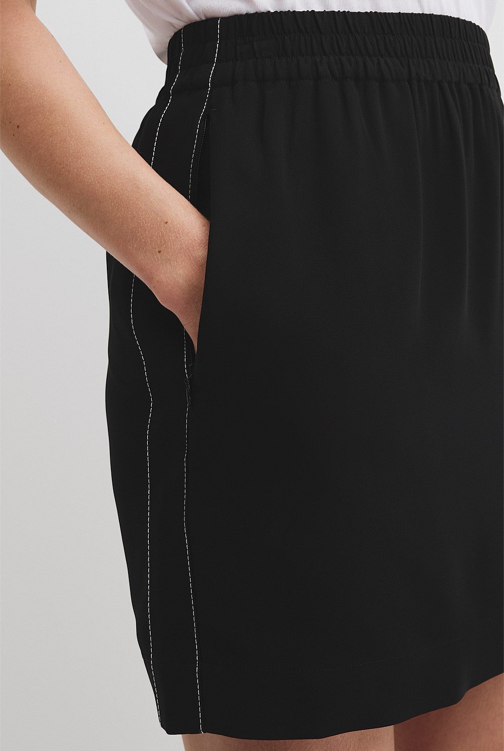 Side Stripe Skirt