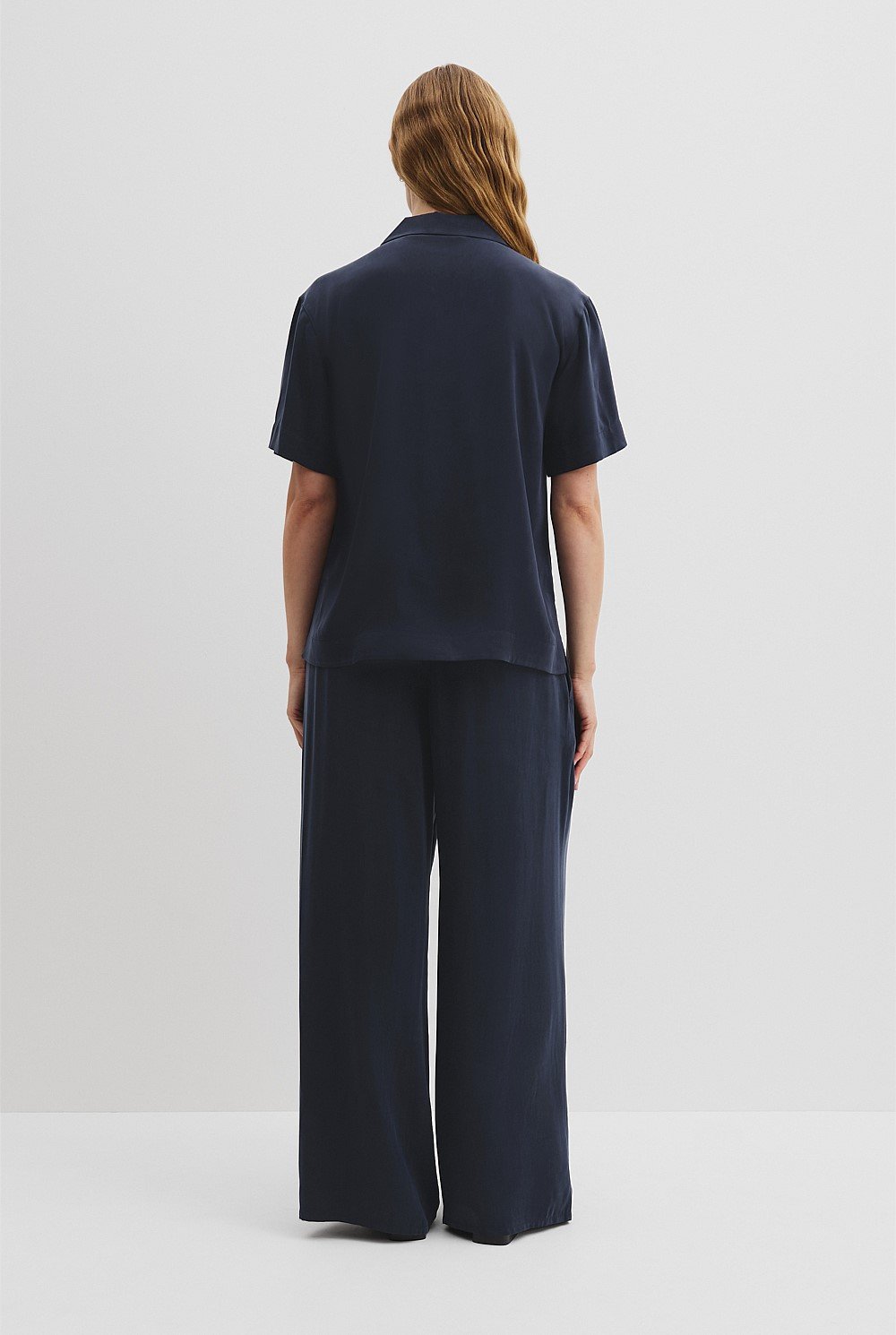 Short Sleeve Cupro Shirt
