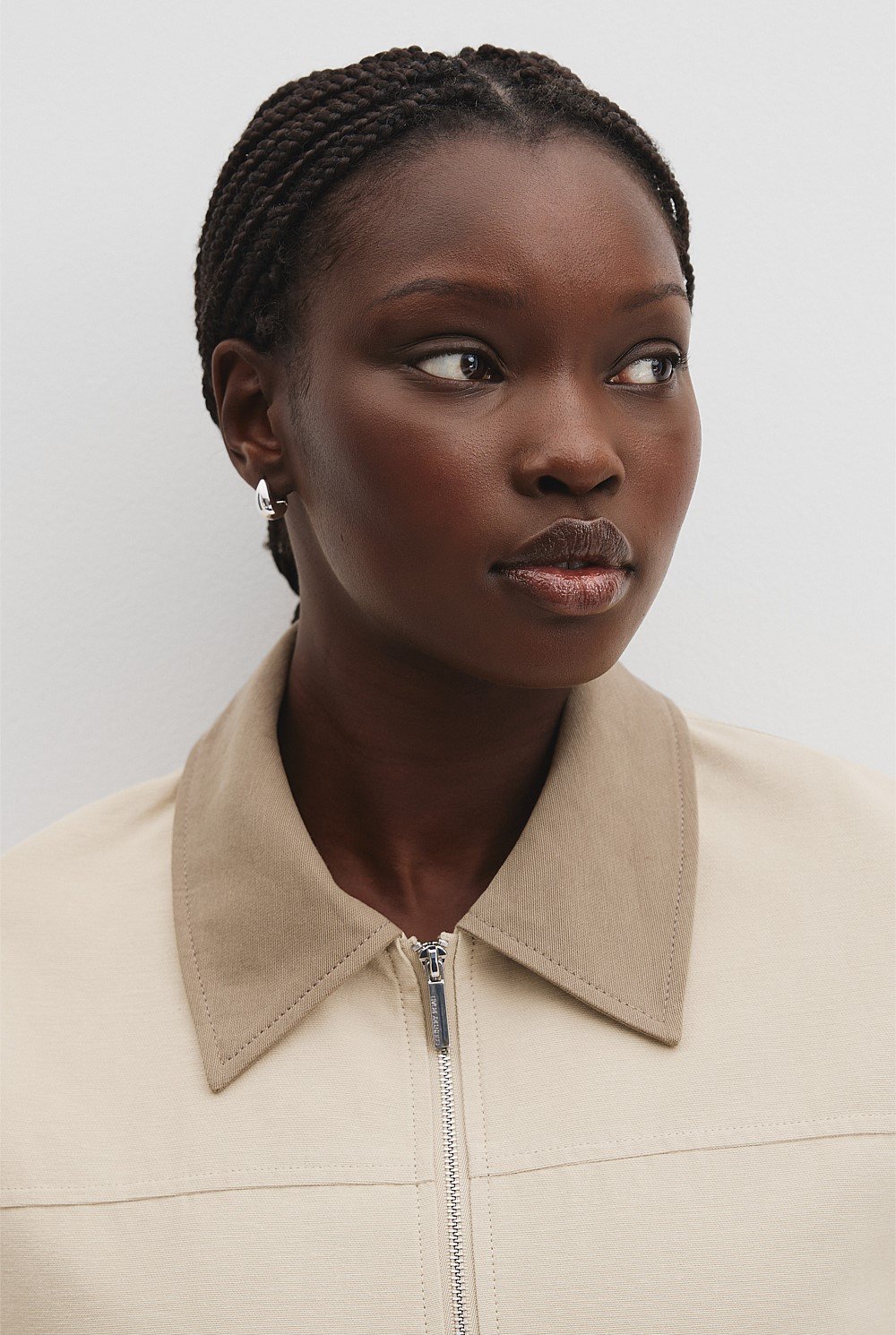 Organically Grown Cotton Zip-Through Jacket