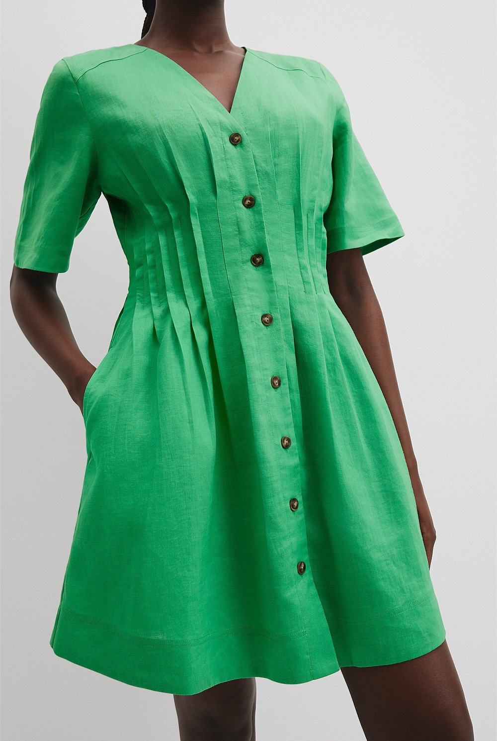 Fit And Flare Mini Dress