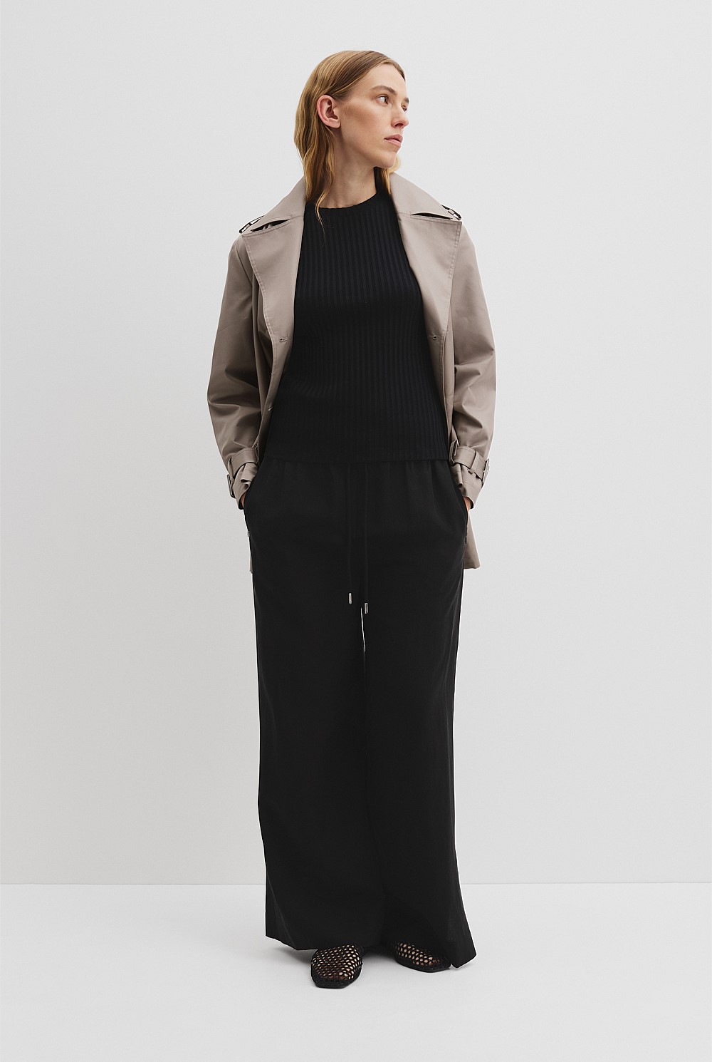 High Neck Rib Tank