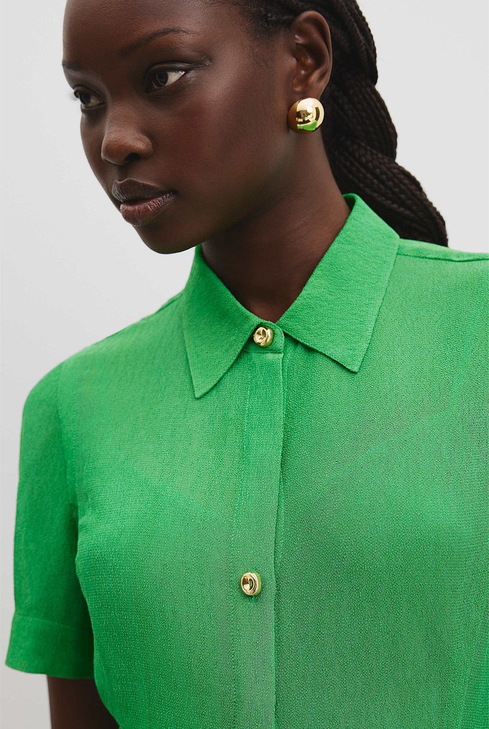Panelled Detail Midi Dress