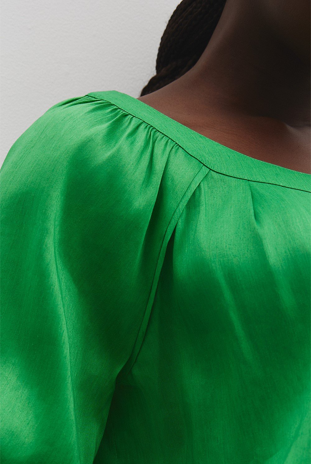 Round Neck Soft Blouse