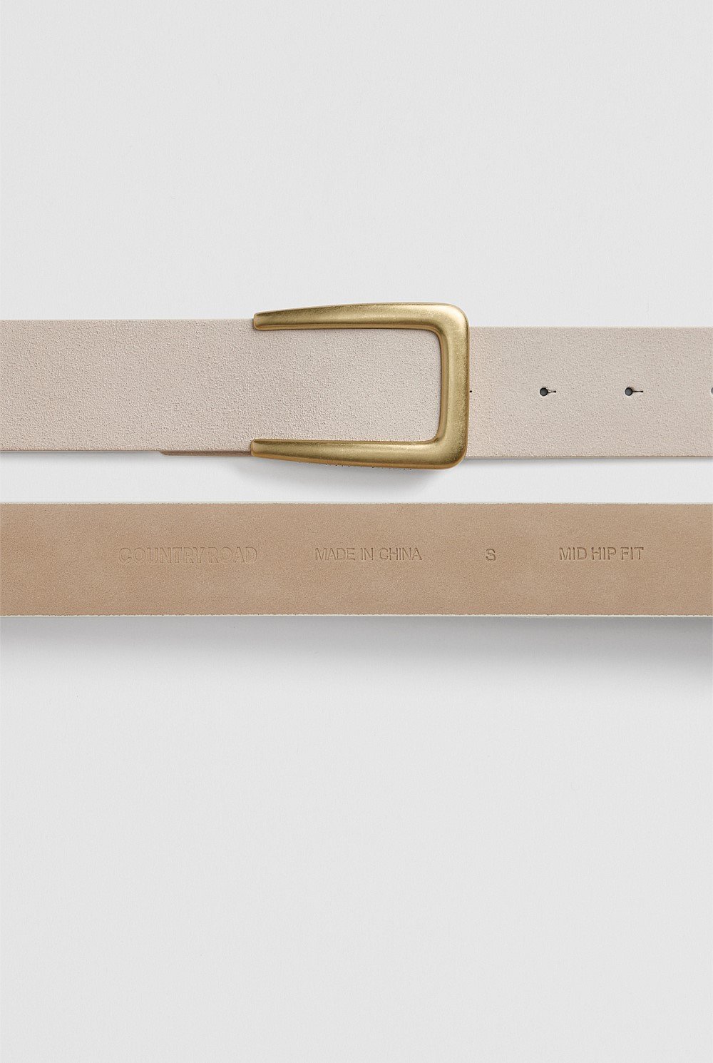 Leather Mid Belt