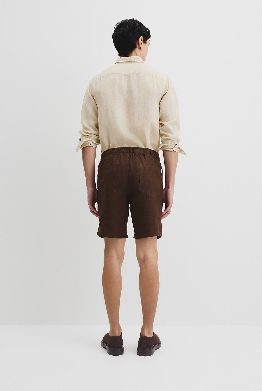 Organically Grown Linen Drawcord Short