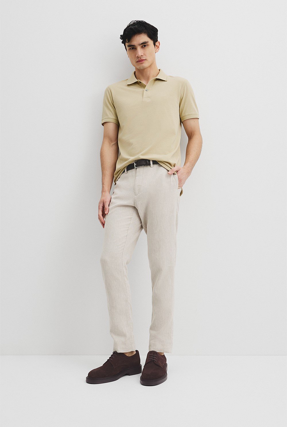 Cotton Jacquard Polo
