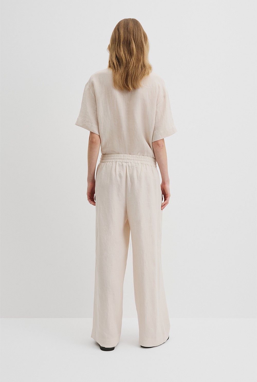 Organically Grown Linen Pull-On Pant