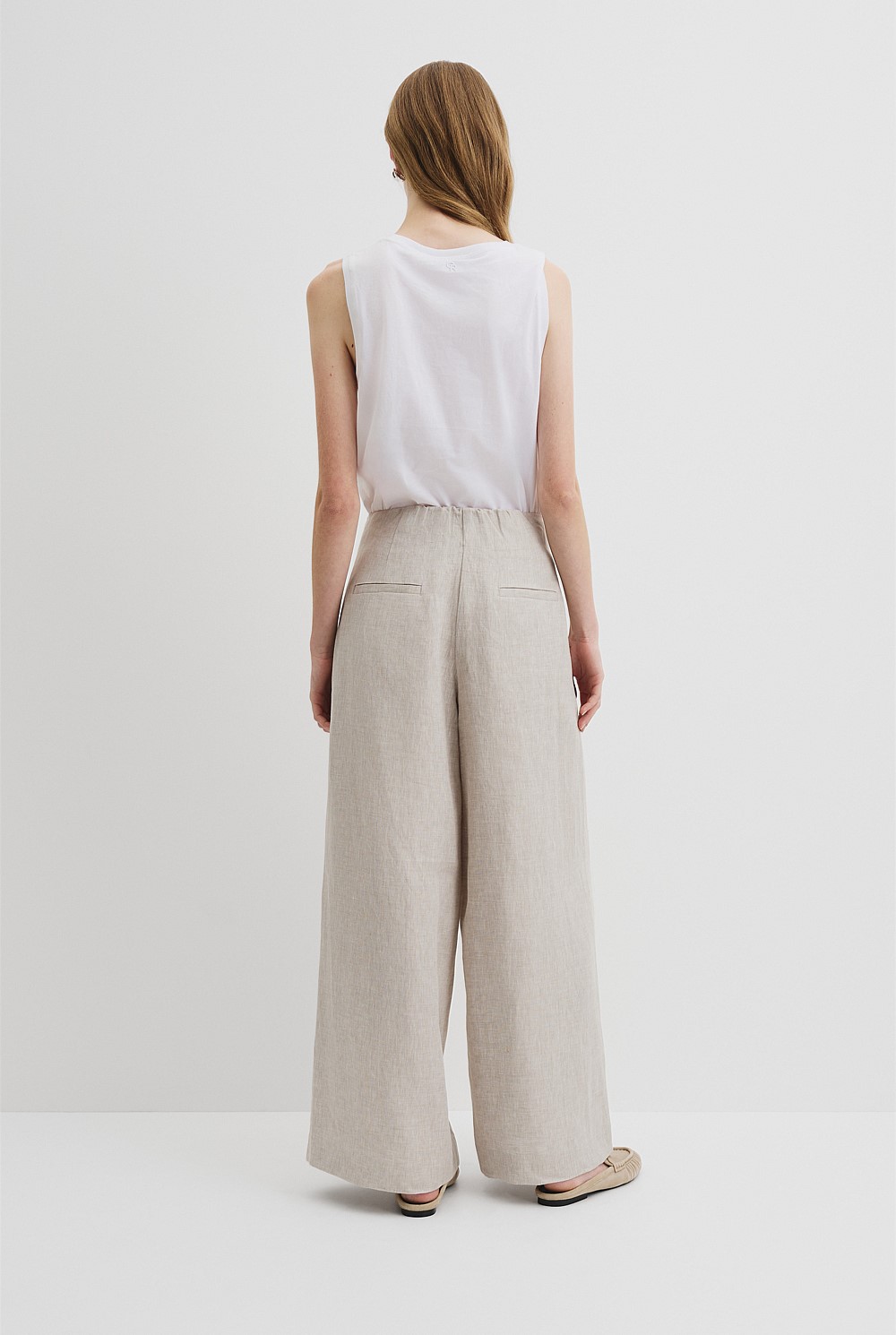 Organically Grown Linen Panel Pant