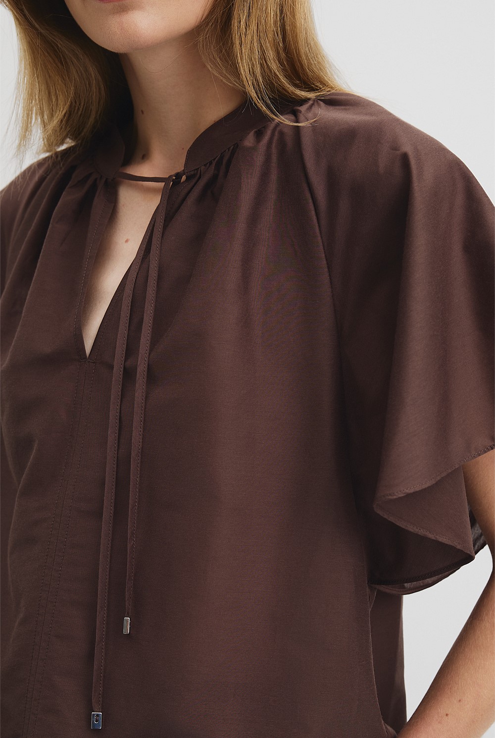 Flutter Sleeve Blouse