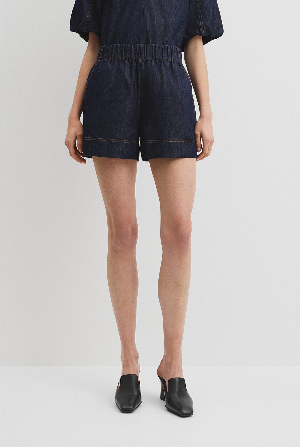 Chambray Denim Short