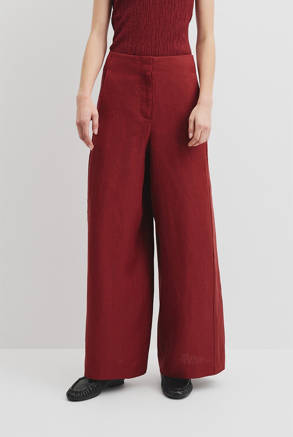 Organically Grown Linen Panel Pant