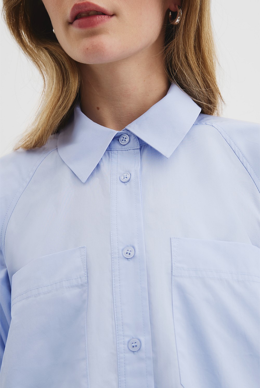 Australian Cotton Poplin Mini Dress