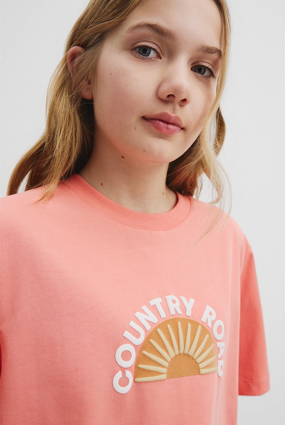 Teen Recycled Cotton Blend Sundial T-Shirt