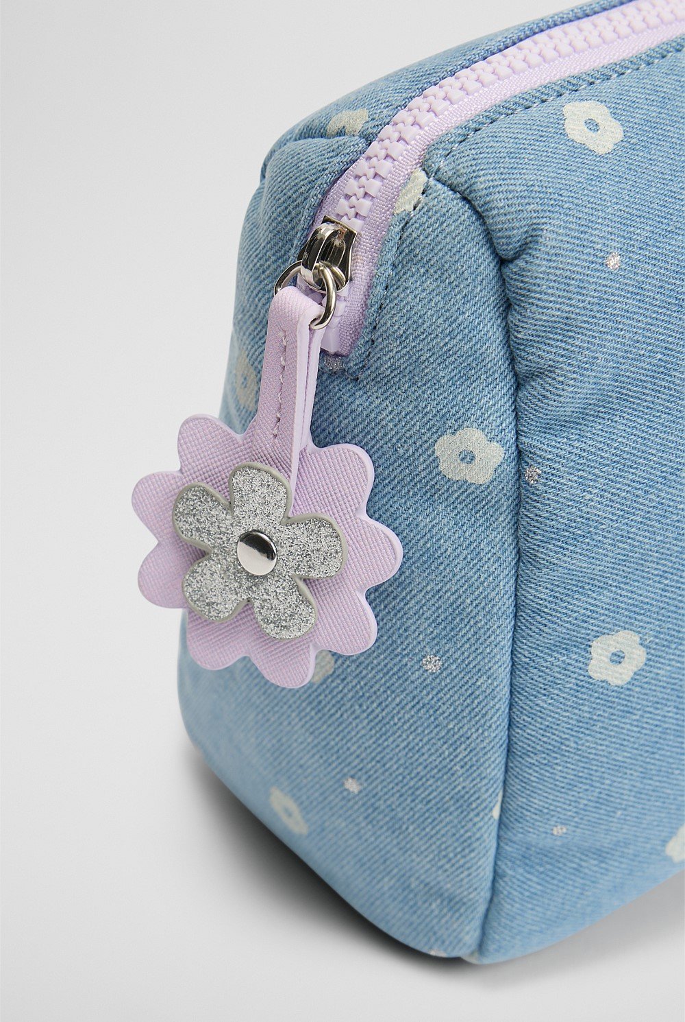 Chambray Cosmetic Case Bag