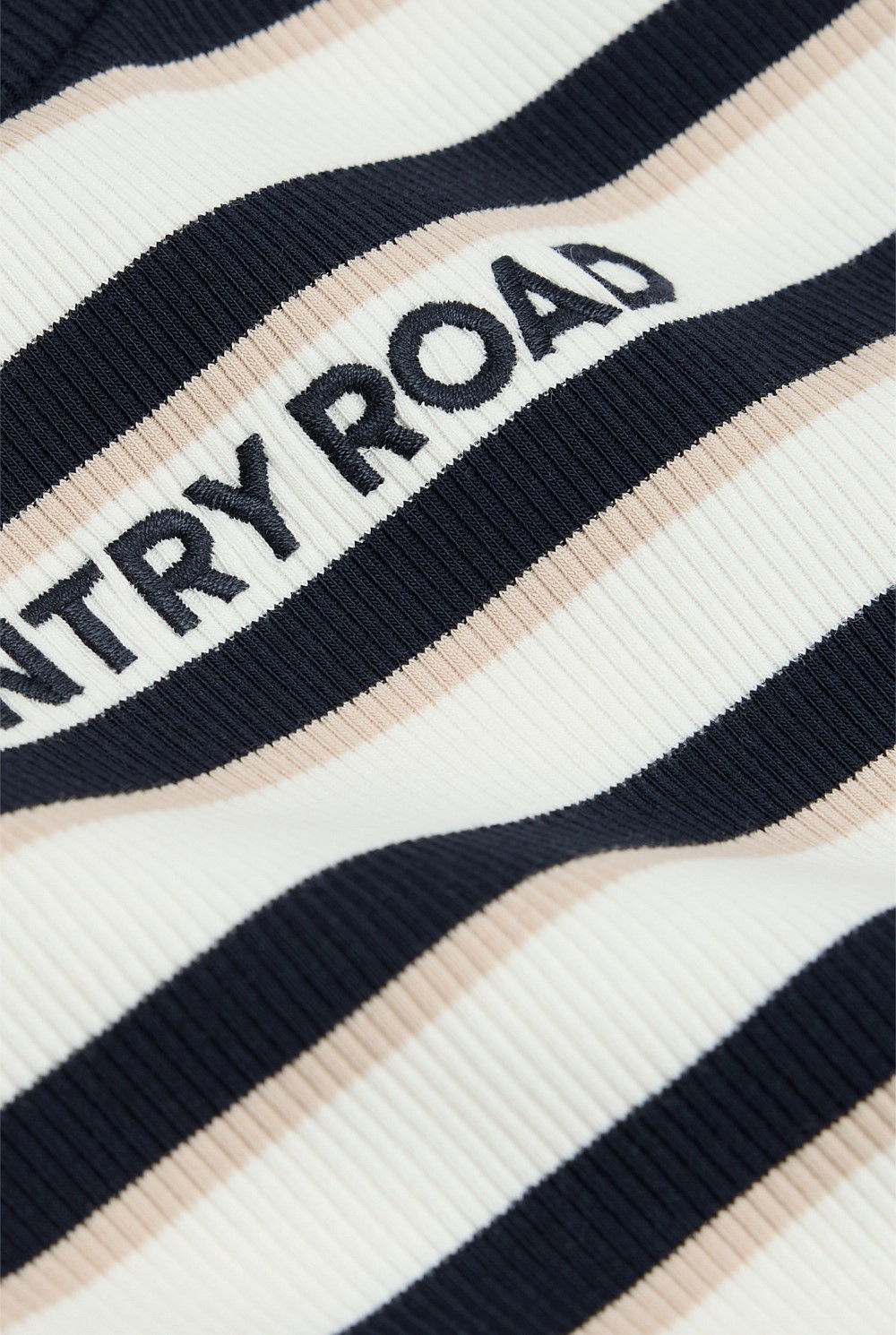 Organically Grown Cotton Oversize Stripe Short Sleeve Bodysuit