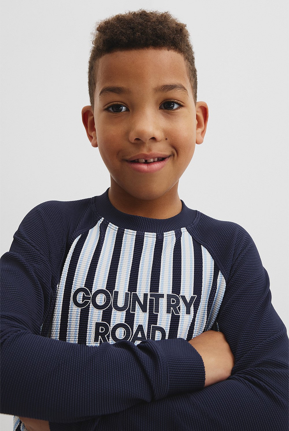 Stripe Logo Rash Vest