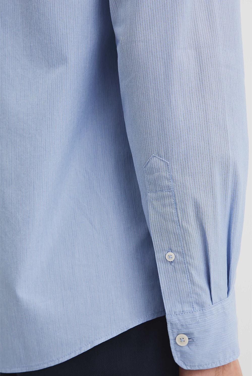 Long Sleeve Regular Fit Cotton Textured Shirt