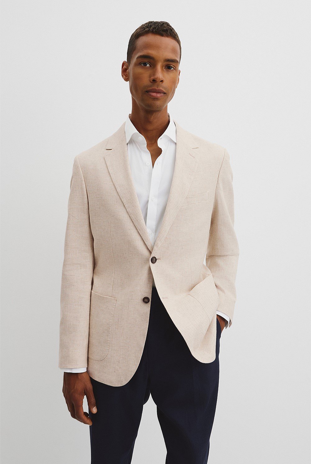 Cotton Flax Blazer