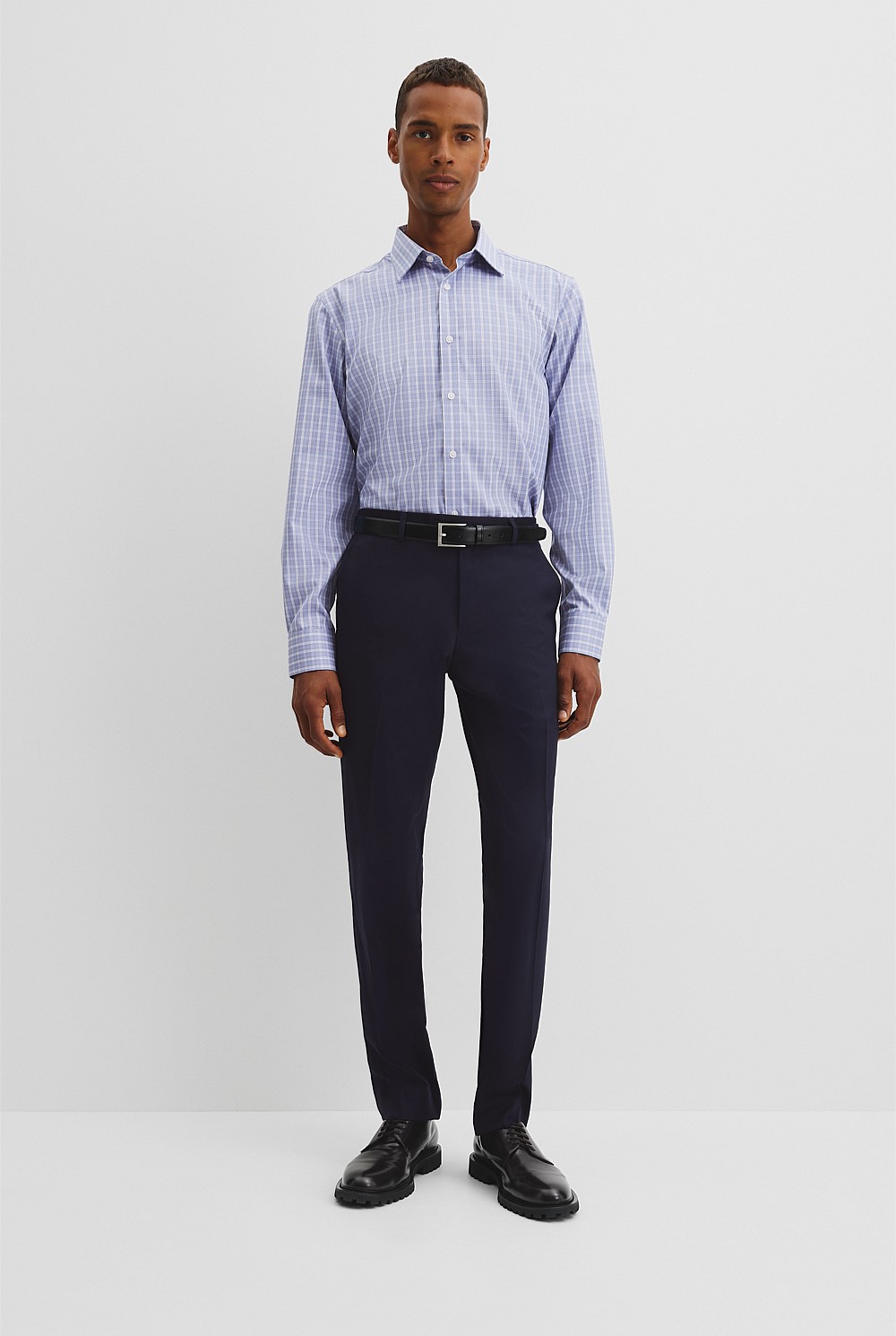 Regular FIt Check Travel Shirt