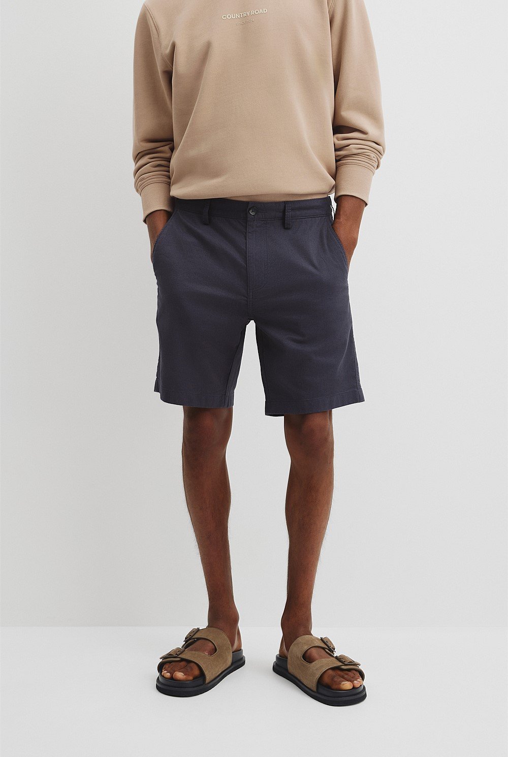 Cotton Stretch Textured Short