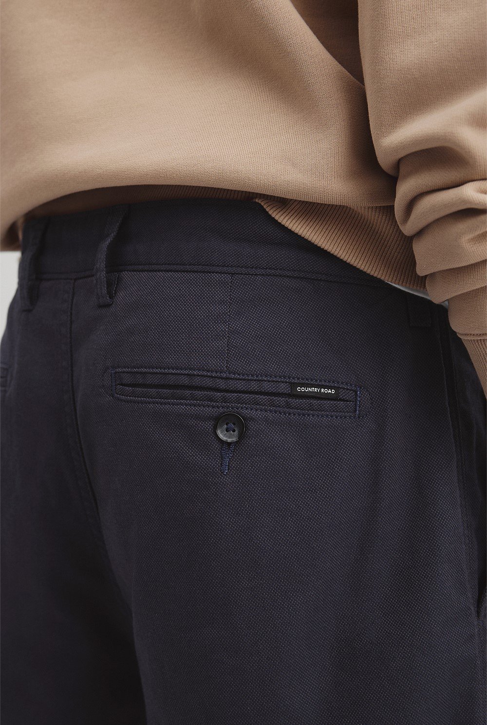 Cotton Stretch Textured Short