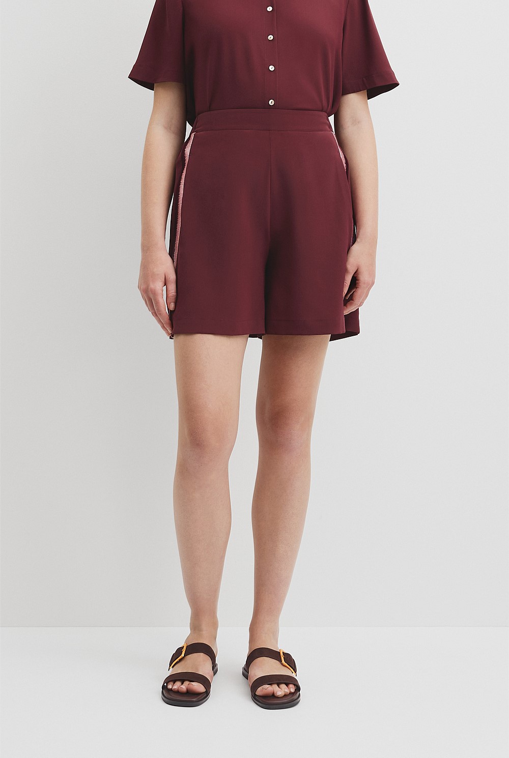 Country Road x Ngali Silk Embroidered Short