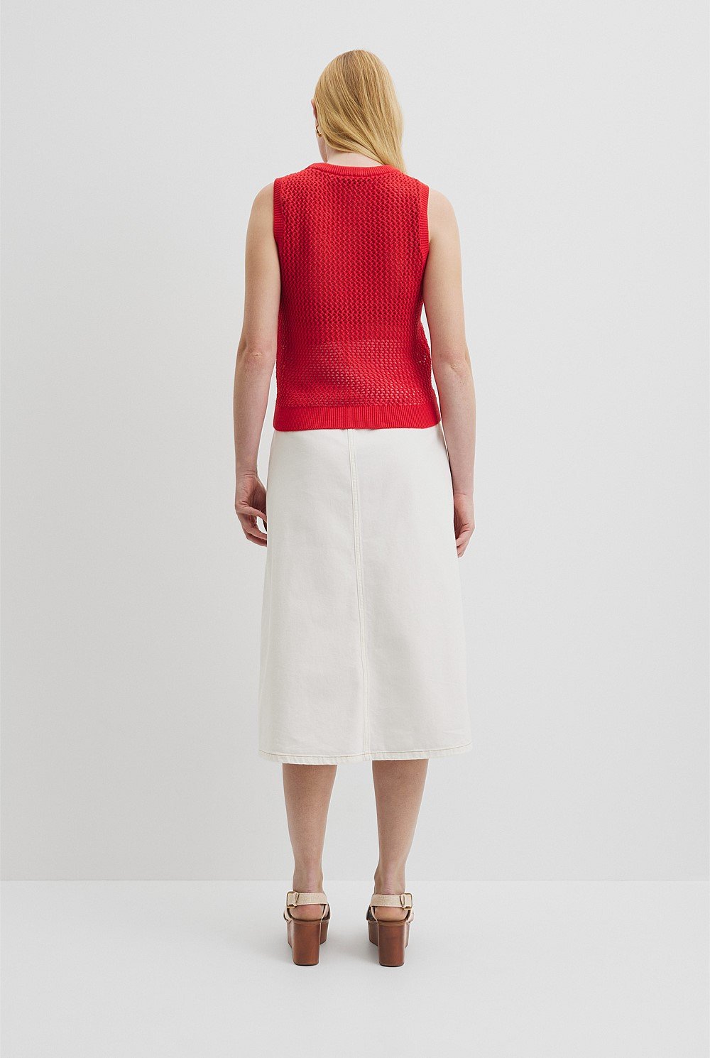 Organically Grown Cotton Applique Knit Tank