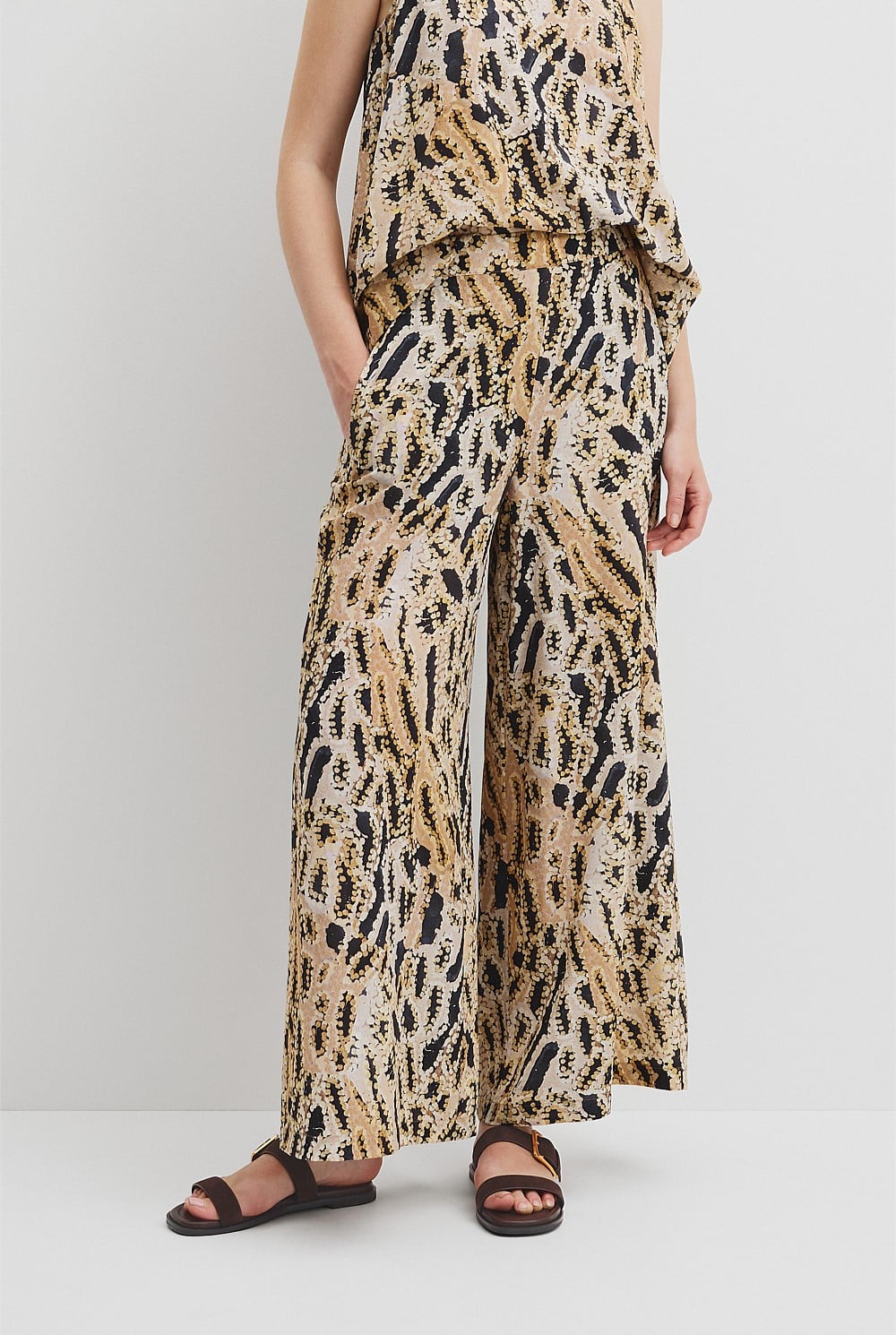 Country Road x Ngali Silk Print Pant