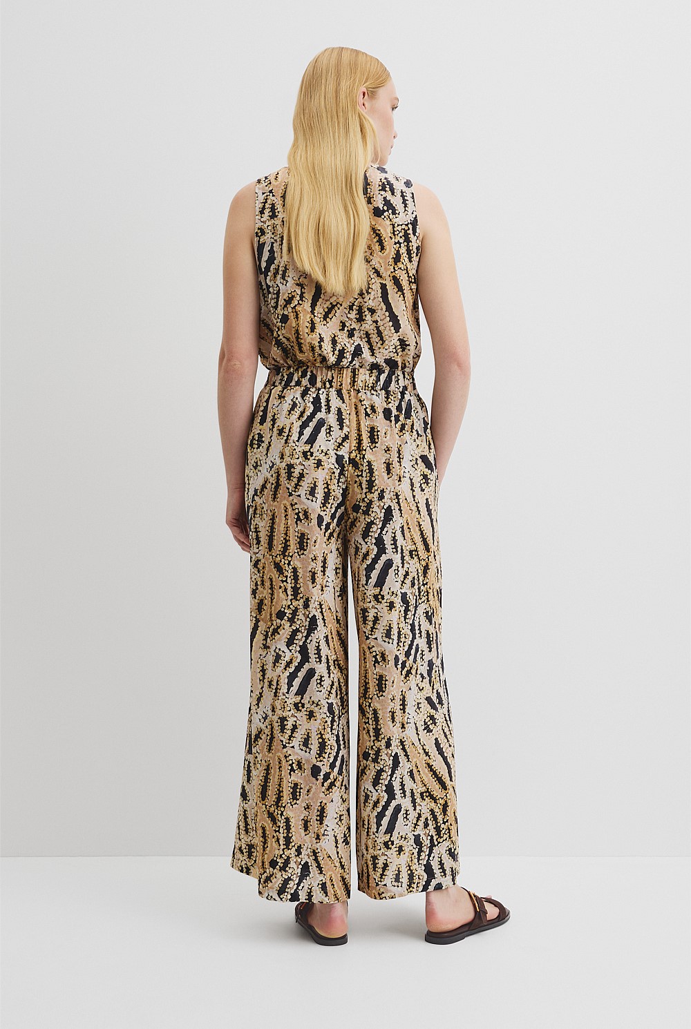 Country Road x Ngali Silk Print Pant