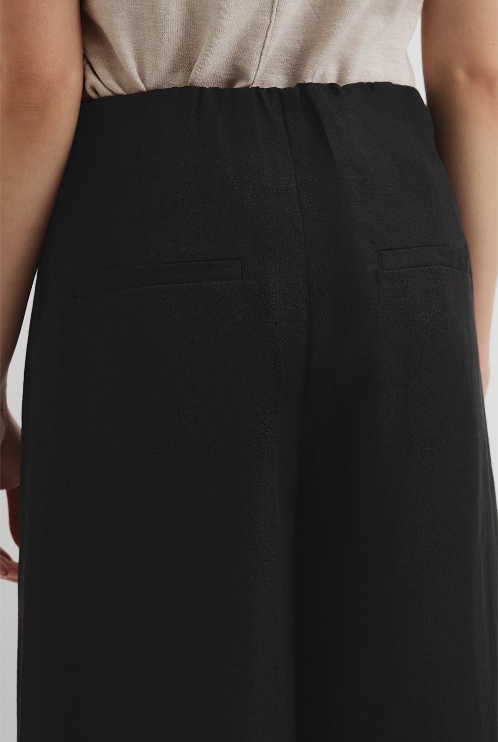 Organically Grown Linen Panel Pant