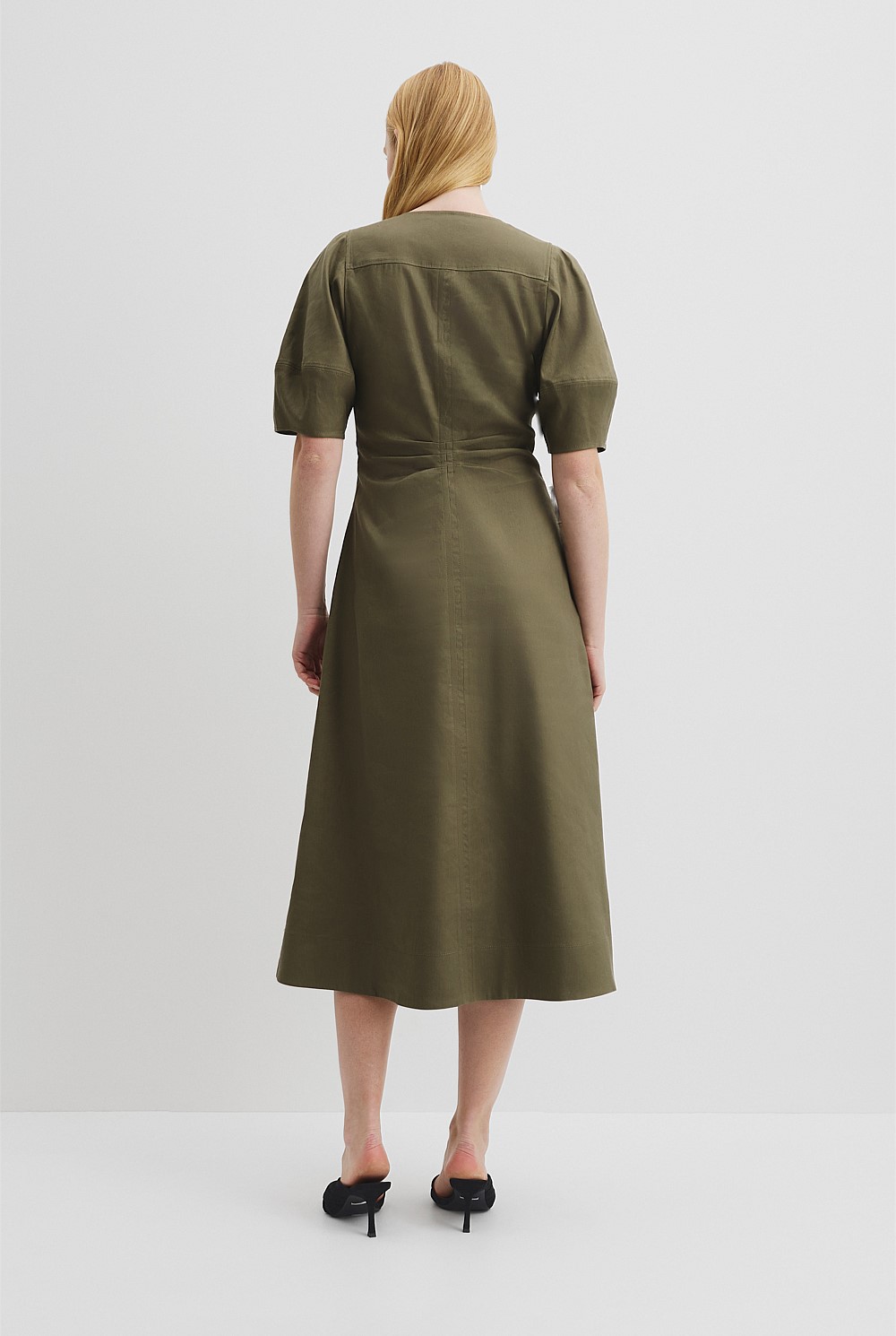 Fit and Flare Midi Dress