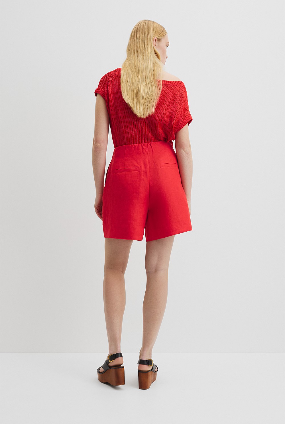 Organically Grown Linen Suit Short