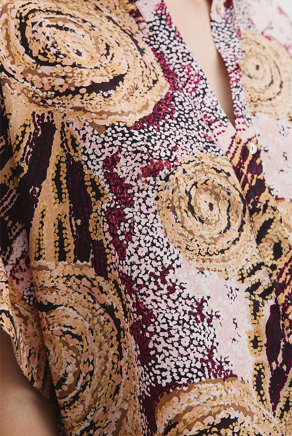 Country Road x Ngali Silk Print Shirt