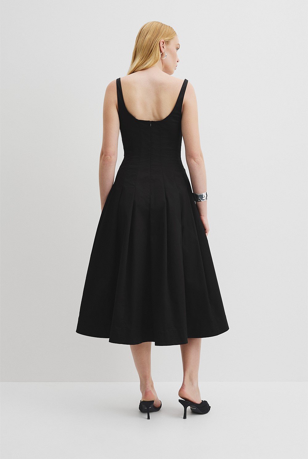 Panelled Fit and Flare Dress