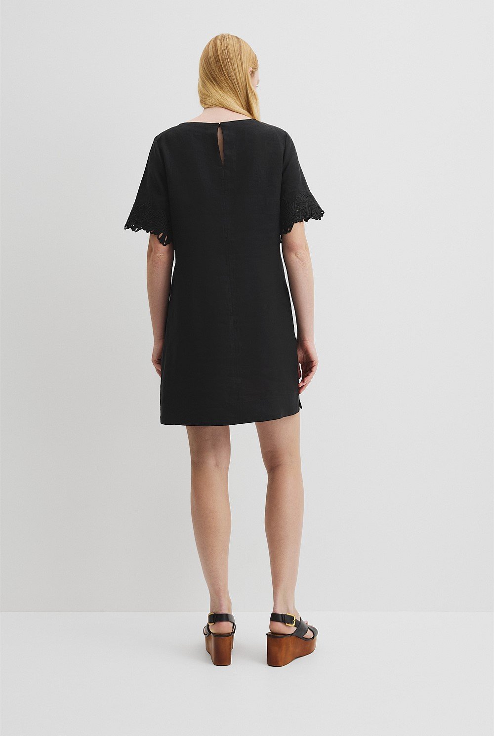 Scalloped Mini Dress