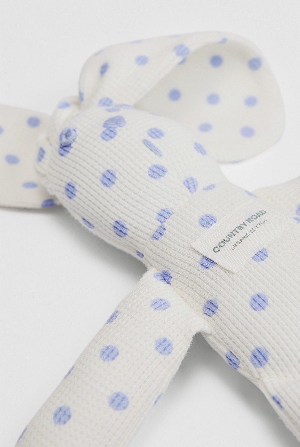 Organically Grown Cotton Waffle Bunny