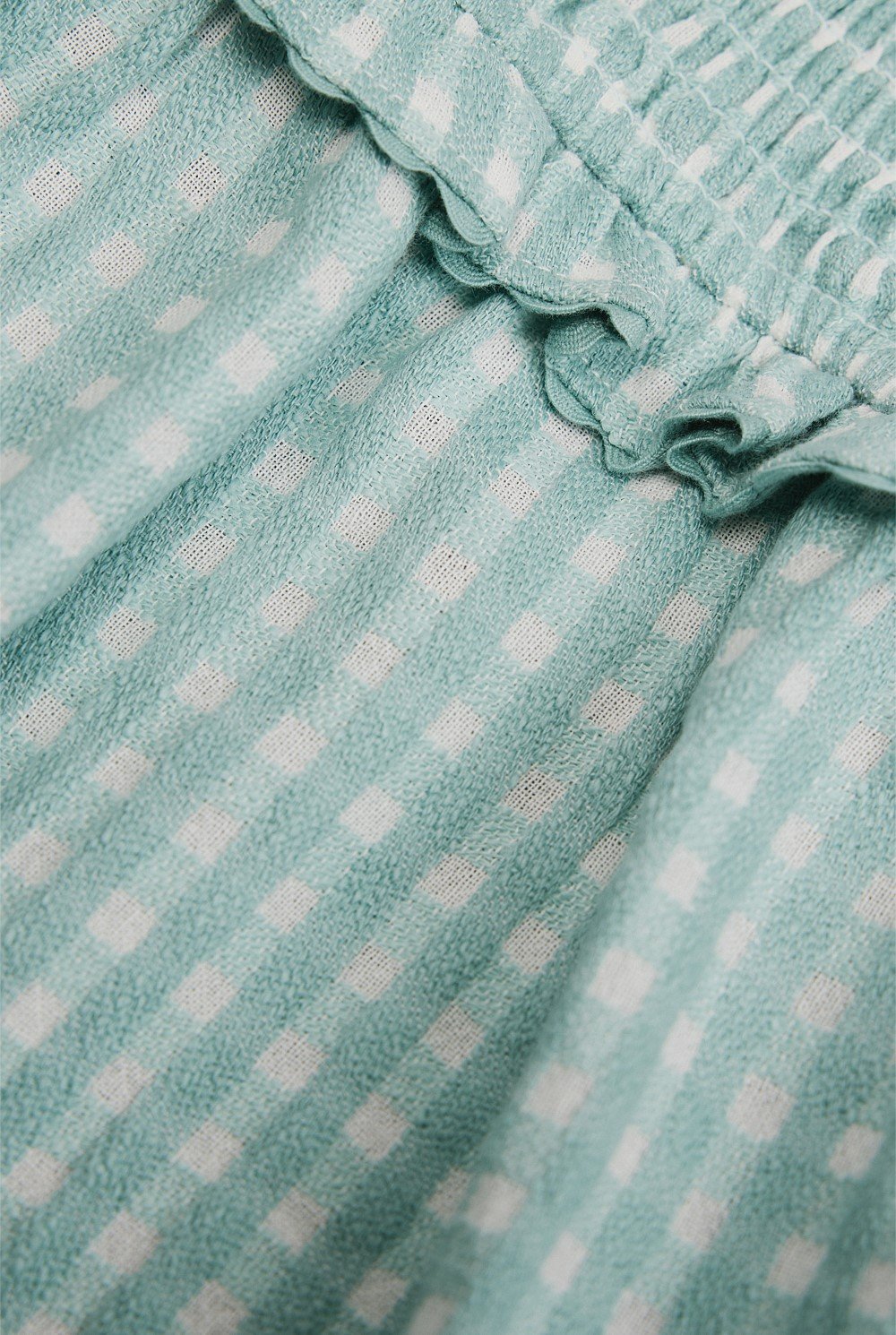 Gingham Frill Romper
