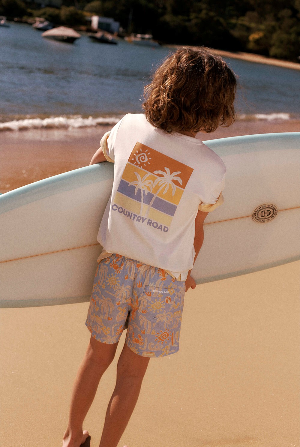 Oversized Ombre Palm T-Shirt