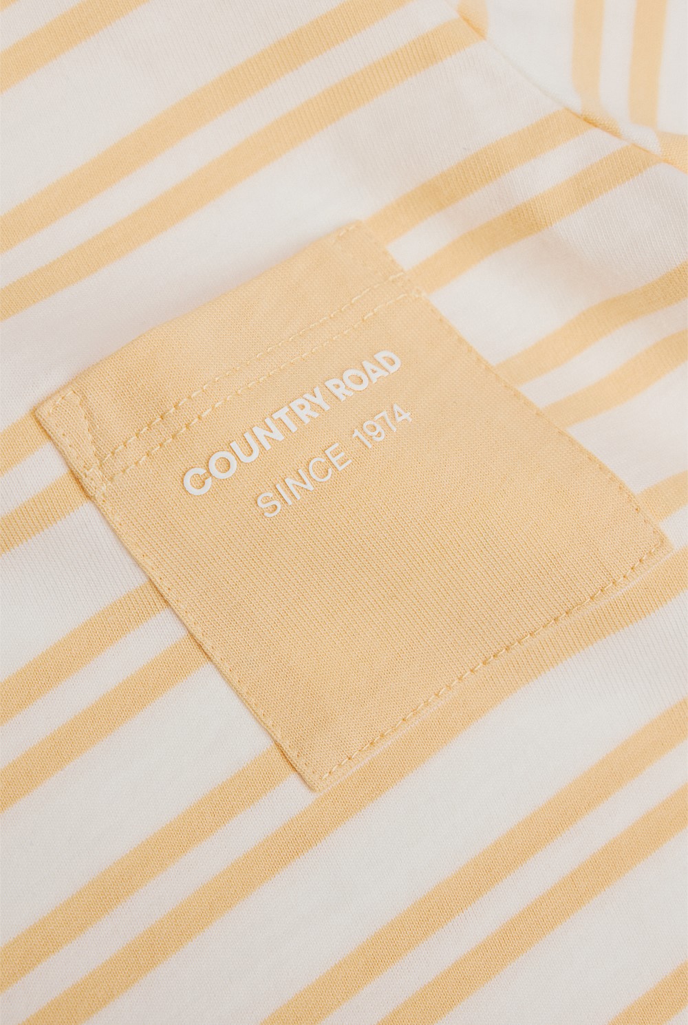 Organically Grown Cotton Stripe Pocket T-Shirt