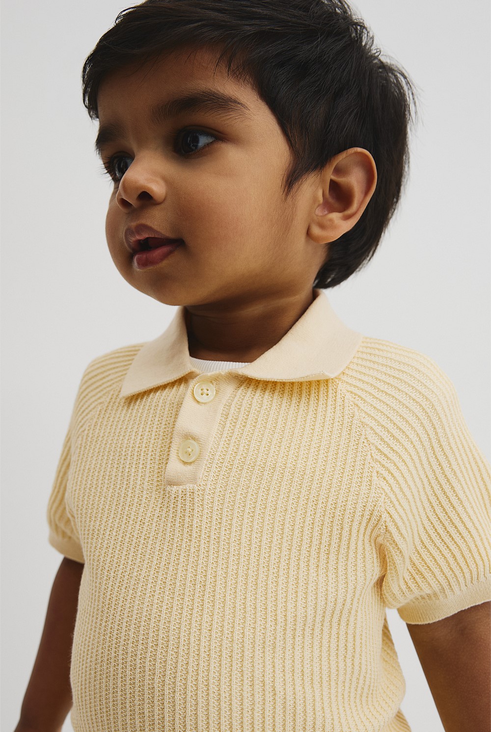 Organically Grown Cotton Knit Polo