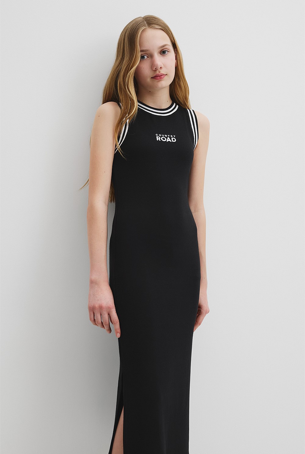 Teen Rib Midi Dress