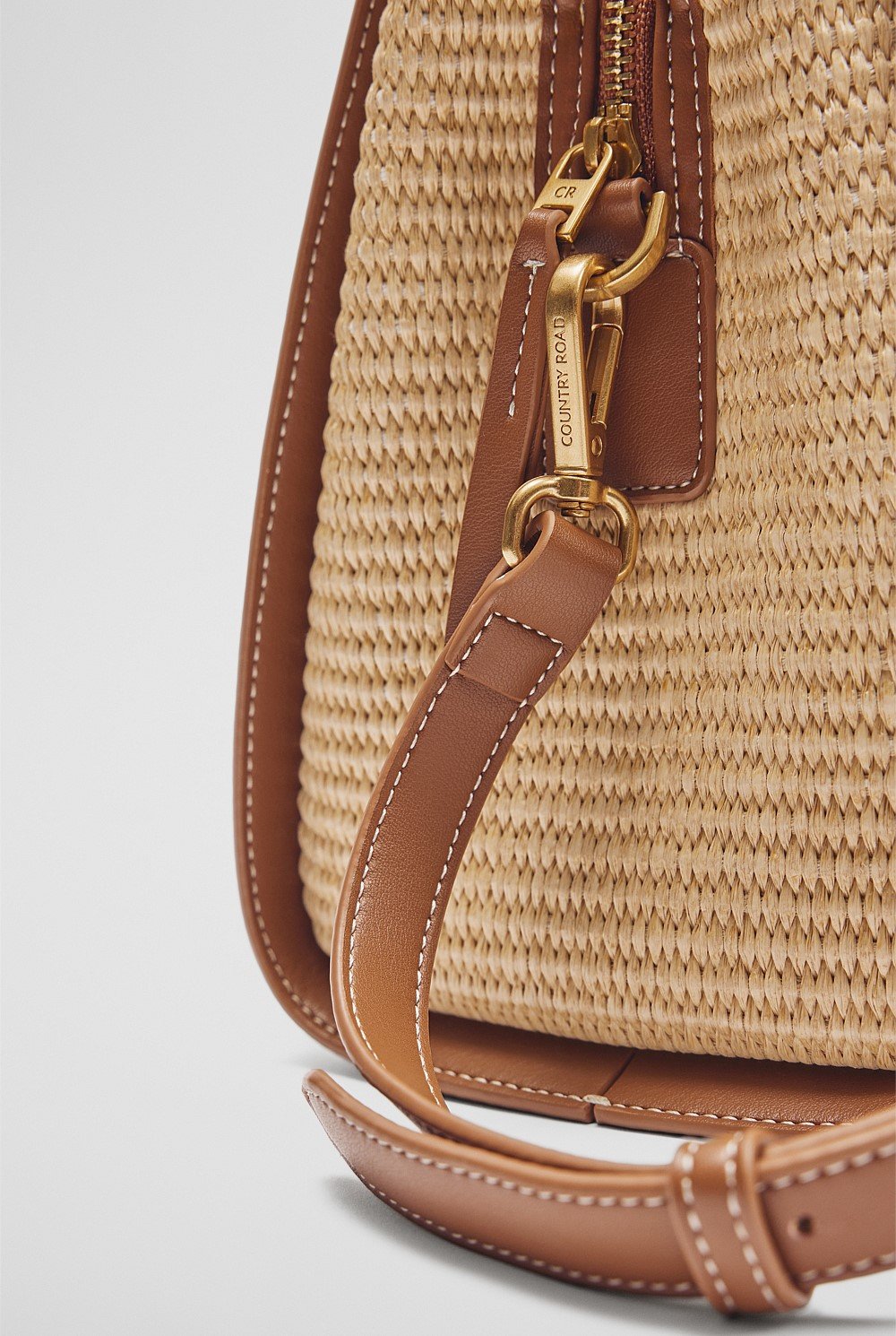 Middle Zip Crossbody Bag