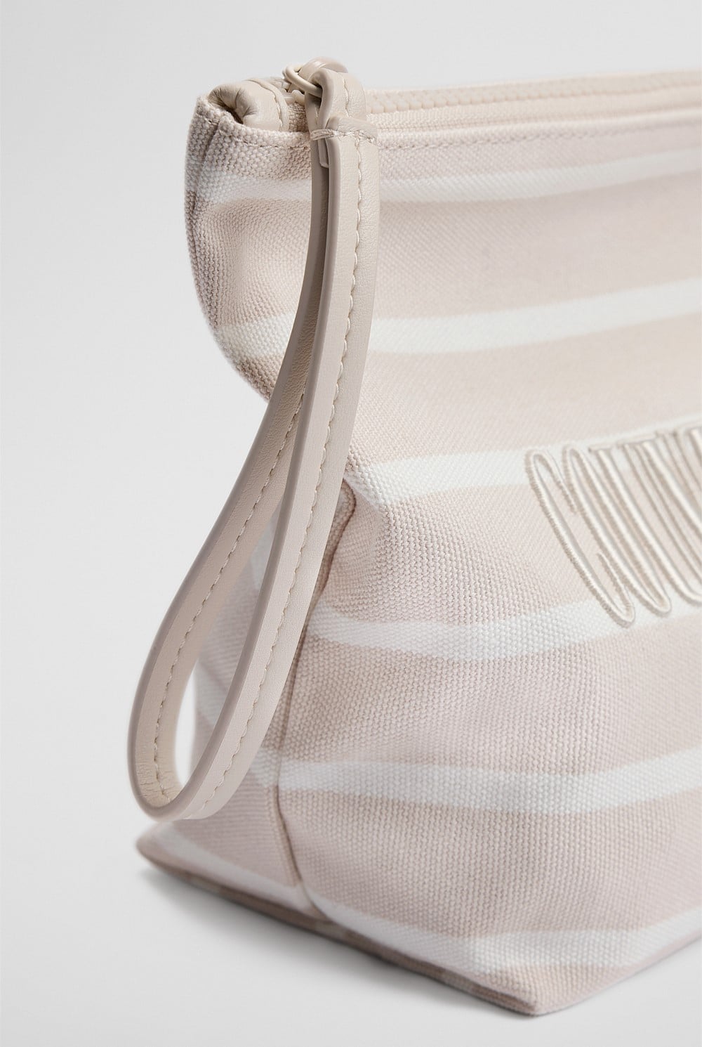 Australian Cotton Embroidered Heritage Tri Cosmetic Case