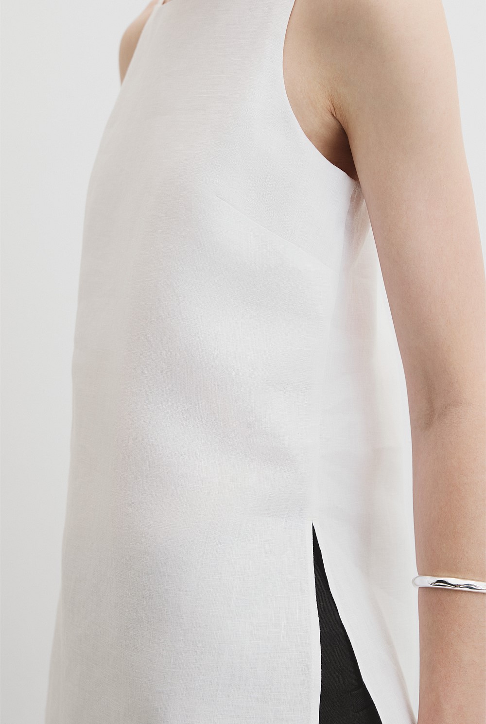 Organically Grown Linen Longline Cami