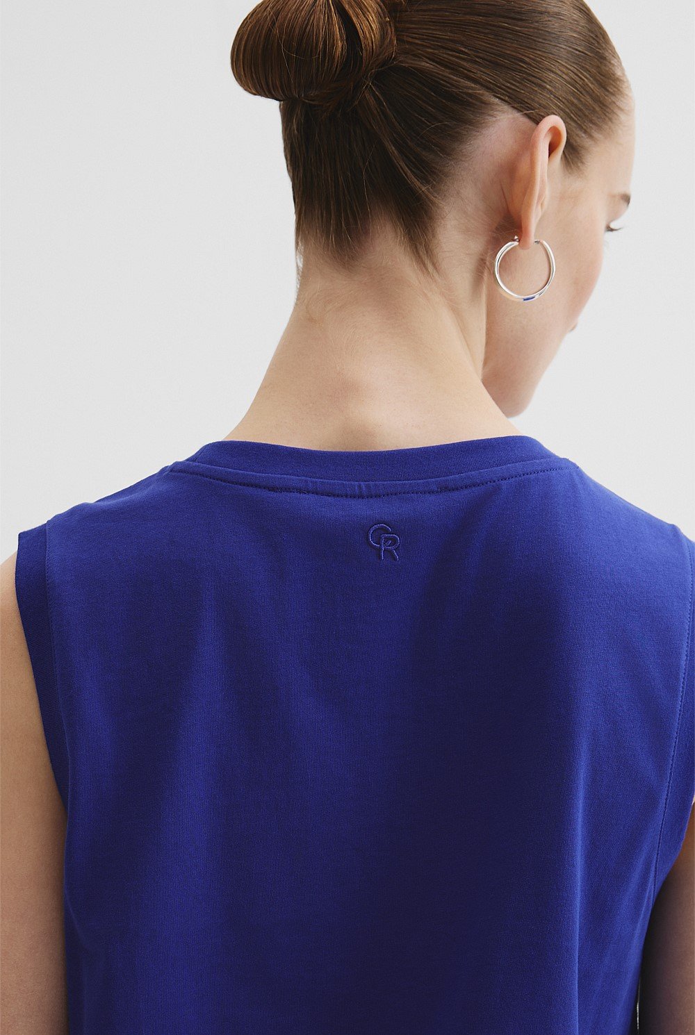 Australian Cotton Relaxed Crew Tank